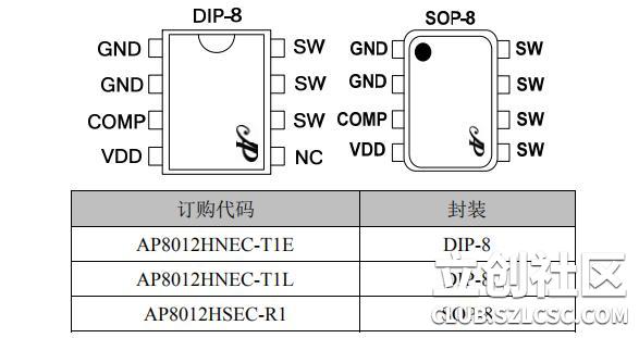 ap8012h dip代换st viper12a引脚定义