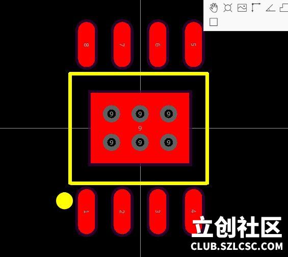 求助 带散热孔的焊盘应该如何处理 立创社区