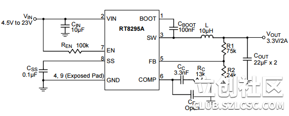 RT8295典型应用电路图