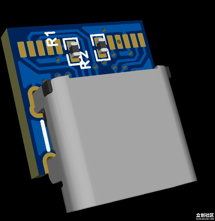 Micro B转type-c。micro USB3.0转type-c，移动硬盘接口转type-c - 立创社区